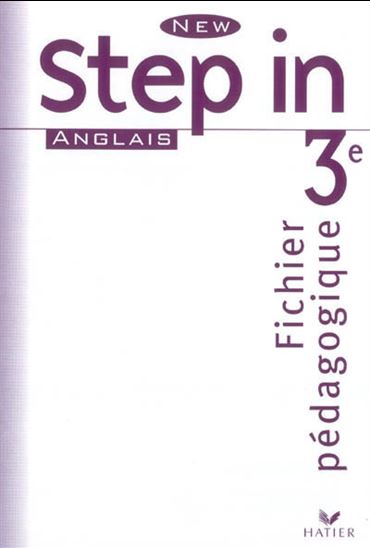 New step in anglais 3e - COLLECTIF