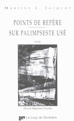 Points de repère sur palimpseste usé - MARTINE JACQUOT