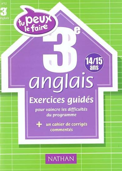 Tu peux le faire ! 3e - JACQUES MARCELIN