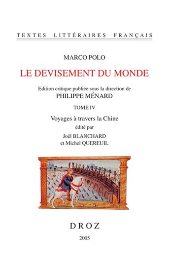 Le Devisement du monde #4 - MARCO POLO
