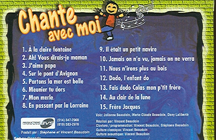 CHANTE AVEC MOI - Chante avec moi vol.2 (livret paroles) - Jeunesse ...