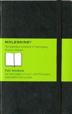 Carnet Classic blanc Poche Rigide Noir 192p