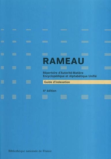 Guide d&#39;indexation RAMEAU - COLLECTIF