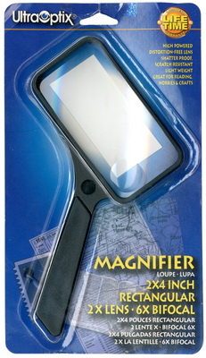 Loupe Rectangulaire 2"x4" - 