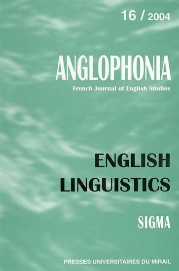 Anglophonia. #16 - COLLECTIF