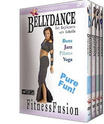 Bellydance for Beginners With Suhaila: Fitness Fusion 4 Volume Gift Set (Buns, Jazz, Pilates, Yoga) - 