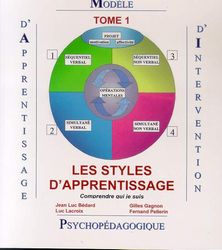Modèle d&#39;apprentissage, d&#39;intervention psychopédagogique T.01 Les styles d&#39;apprentissage - COLLECTIF