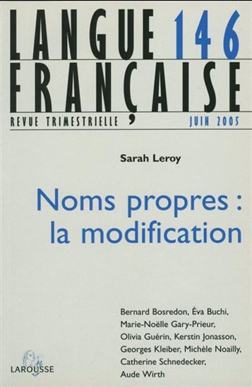 Langue française. #146 - COLLECTIF