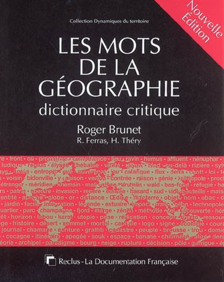 Les Mots de la géographie - COLLECTIF