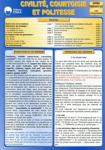 Civilité et politesse - ARNOLD GREMY