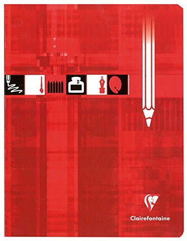 Cahier piqué Dessin uni 32p 17x22cm AS