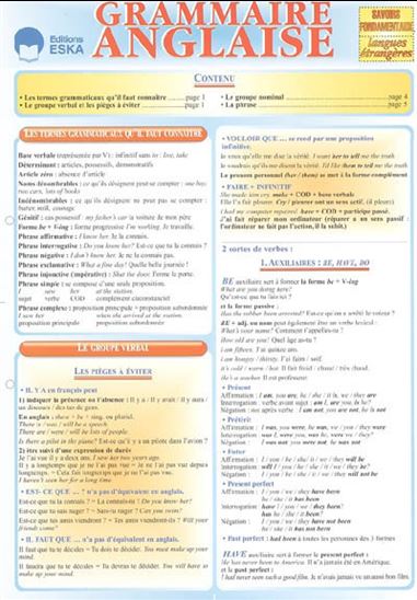 Grammaire anglaise - ARNOLD GREMY