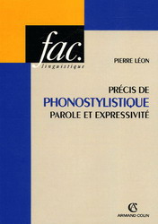 Précis de phonostylistique - PIERRE ROGER LEON