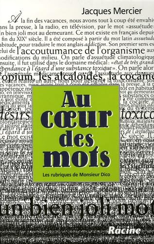 Au coeur des mots - JACQUES MERCIER