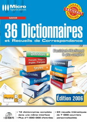 36 dictionnaires et recueils de corresp - COLLECTIF