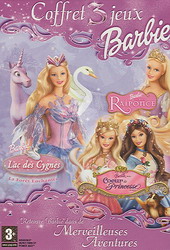 Barbie coffret(Raiponce,lac,coeur de..)