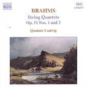 Quatuors à cordes nos 1 et 2 op 51 - BRAHMS