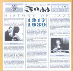 Golden years of jazz (1917-39) (8CD) - COMPILATION