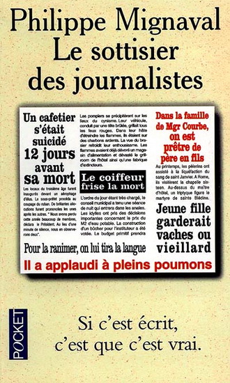 Le Sottisier des journalistes - P MIGNAVAL