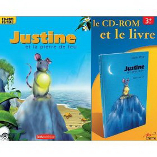Justine & la pierre de feu + livre