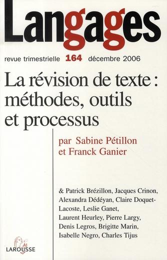 La Révision de texte - COLLECTIF