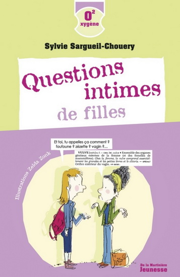 Questions intimes de filles - SYLVIE SARGUEIL-CHOUERY - ZELDA ZONK