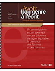 Avoir bon genre à l&#39;écrit - COLLECTIF