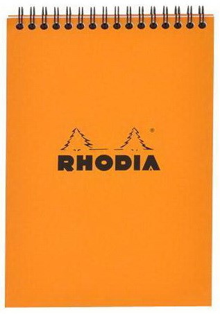 Bloc spirale Rhodia #13 5/5 Graph 10.5x14.8cm 80 feuilles Orange