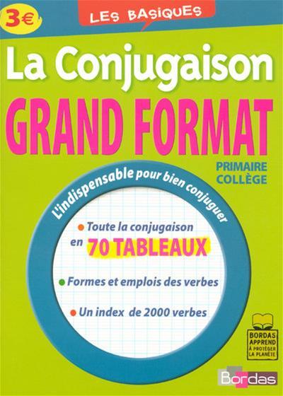 La Conjugaison grand format - GINETTE GRANDCOIN-JOLY