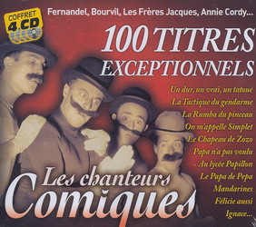 100 titres exceptionnels (4CD) - CHANTEURS COMIQUES (LES)