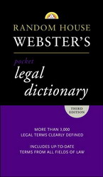 Random House Webster's pocket legal dict - COLLECTIF