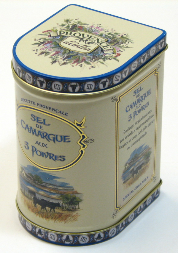 Boîte métal Sel aux 3 poivres 350g - VI