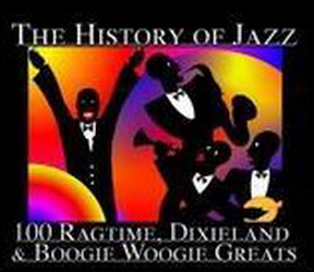 History of jazz: 100 ragtime dixie...5CD - COMPILATION