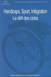 Handicaps, sport, intégration - COLLECTIF