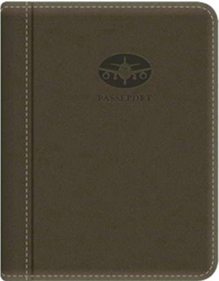 Etui à passeport chocolat - III