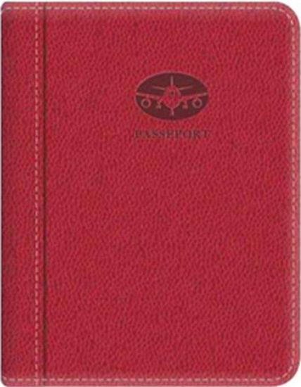 Etui à passeport rouge