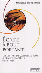 A bout portant - GASTON MIRON - CLAUDE HAEFFELY