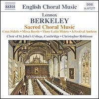 Sacred Choral Music - BERKELEY
