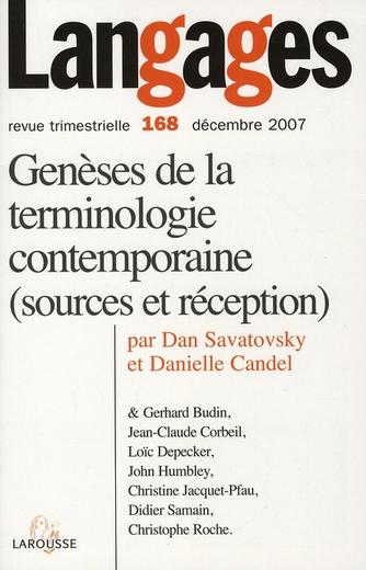 Langages, n° 168 - COLLECTIF