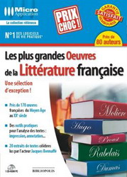 Plus grandes oeuvres littérature francai - PC