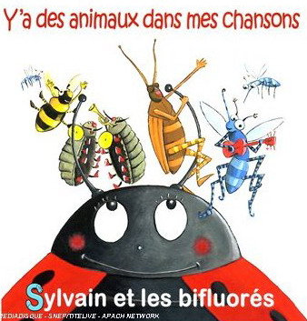 Y&#39;a des animaux dans mes chansons CD+Liv - SYLVAIN & LES BIFLUORES