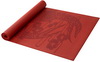 Tapis yoga rouge(dessin de poissons) - ACCESSOIRES