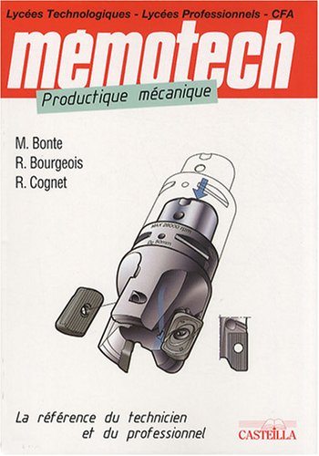 Mémotech productique mécanique - COLLECTIF