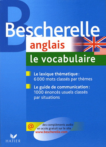 Bescherelle anglais: le vocabulaire - COLLECTIF