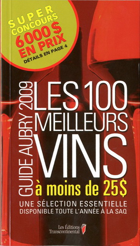 100 meilleurs vins à moins de 25$ 2009 - AUBRY JEAN