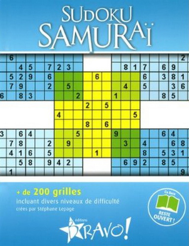 STEPHANE LEPAGE Sudoku Samurai 01 Jeux Passe temps LIVRES 