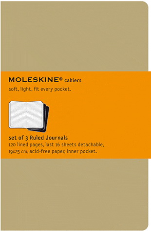 Ens. 3 carnets l. feuilles détachables  XLarge Craft