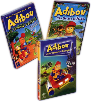 Adibou - Coffret 3 jeux 2008 (4-8ans) - PC