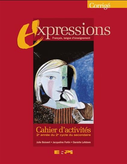 Corrige cahier acti. expression 4 - 