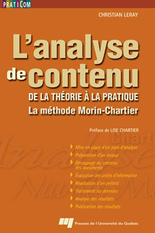 L'Analyse de contenu - CHRISTIAN LERAY